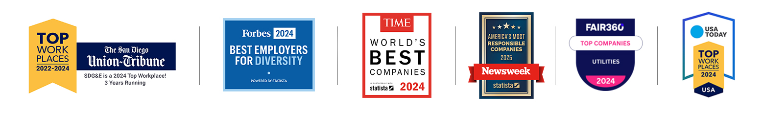 Awards best place to work logo bar